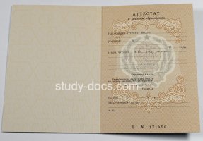 Аттестат за 11 класс до 1994 в Кызыле