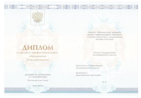 Диплом техникума 2014-2020 в Кызыле